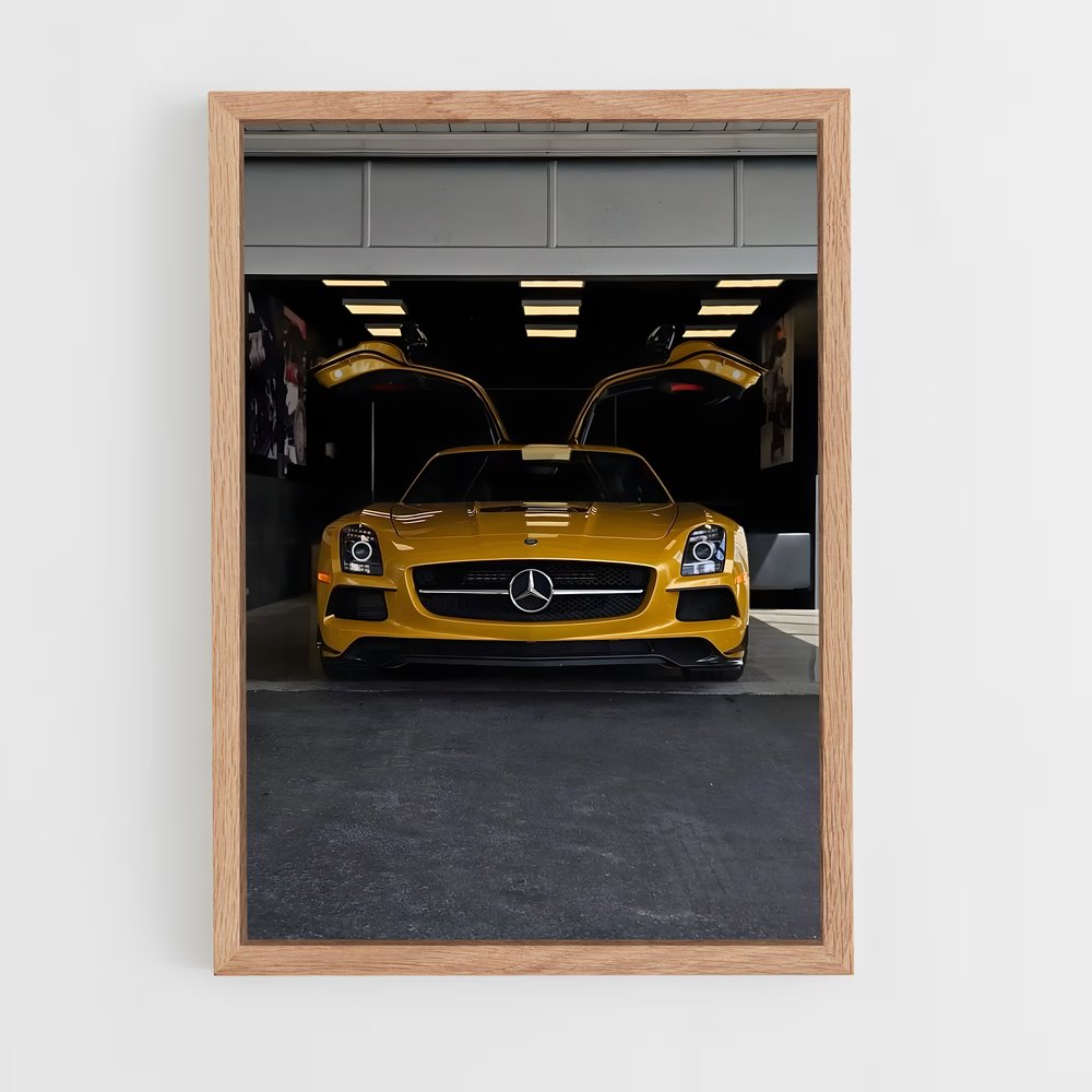 Poster Sls amg black series élégant – affiche Mercedes (vue 4)